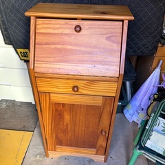 木製の電話台・FAX台の画像