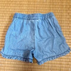 ELFINDOLL CLASSIC フリルデニムショートパンツ 95の画像