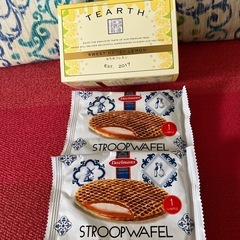 ダ－ルマンズキャラメルワッフルとティーア－スはちみつレモン紅茶セットの画像