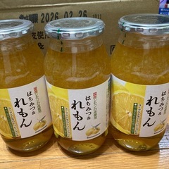 はちみつレモン3本の画像