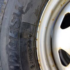 【ホイール付き】ブリヂストン　中古タイヤ４本セットの画像