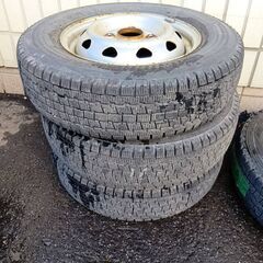 【ホイール付き】ブリヂストン　中古タイヤ４本セットの画像