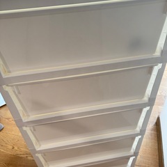 美品　5段チェスト　キャスター付きの画像