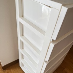 美品　5段チェスト　キャスター付きの画像