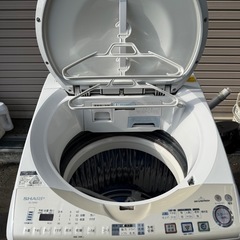SHARP 9.0kg洗濯機 ES-TX910-N 2011年製 大容量 全自動乾燥の画像