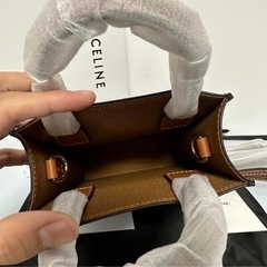 CELINE ミニ バーティカル トリオンフ キャンバス カバ の画像