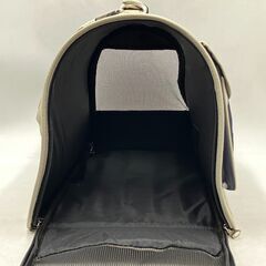 【中古美品】PetQueen ドット柄 バッグ キャリーバッグ 犬 ペット Lサイズ 適応体重～7kg 1点 鞄 外出用 簡易ハウスの画像