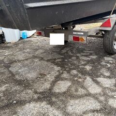 🛻組立 ボートトレーラー 軽ナンバー  書類付き 自家用登録の画像