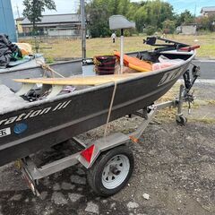 🛻組立 ボートトレーラー 軽ナンバー  書類付き 自家用登録の画像