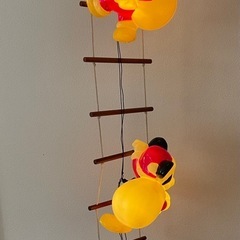 クリスマス　イルミネーション　はしごミッキー　サンタの画像