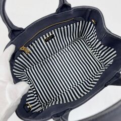 NR74　md18735tm 【PRADA】 ミニカナパトート　ネイビーの画像