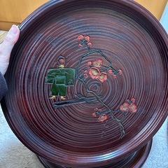 ビンテージ　めいめい盆(木製)の画像