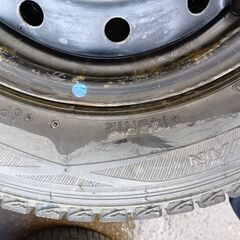 【ホイール付き】ウインターマックス　中古タイヤ４本セットの画像