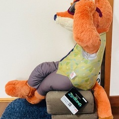 #未使用#ニック#ズートピア#サングラス#超超BIG#ぬいぐるみ#クレーンゲーム#UFOキャッチャー#景品#大きい#ビッグ#ラウンド1#の画像