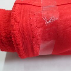 お引取り限定！！　サテン生地　幅150ｃｍ×10ｍ巻き　　赤色の画像