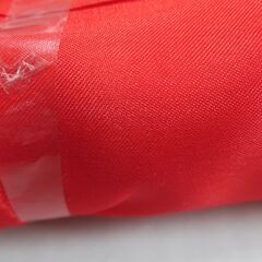 お引取り限定！！　サテン生地　幅150ｃｍ×10ｍ巻き　　赤色の画像