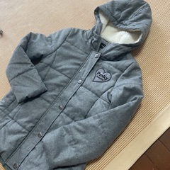 未使用　女児　160 中綿ハーフコートの画像