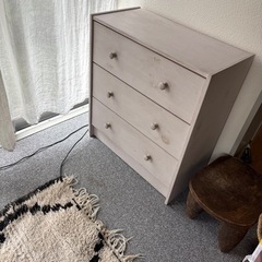 11月中/子供キャビネット ペイントキャビネット シャビーの画像