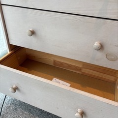 11月中/子供キャビネット ペイントキャビネット シャビーの画像