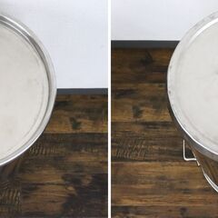 ≪ZR1128ジ限-③≫寸胴鍋 高さ約60cm ステンレス製 調理器具 業務用 大容量 炊き出し用/煮込み料理 大鍋/両手鍋 キッチン 現状品の画像