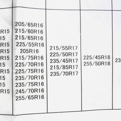 非金属チェーン 適合タイヤサイズは画僧参照 195/75R15～235/40R19の画像