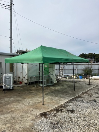 大型テント　タープ　ワンタッチ式軽量テント野外イベントテント　2.9×5.8×2