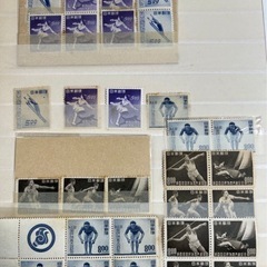 【国民体育大会第2〜17回】銭単位切手 田型 バラ 昭和22年〜37年の画像