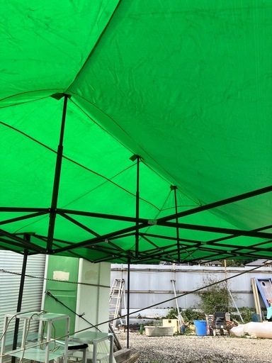 大型テント　タープ　ワンタッチ式軽量テント野外イベントテント　2.9×5.8×2