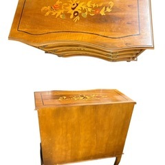 ■イタリア製　象嵌　猫脚　チェスト　タンスの画像