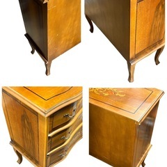 ■イタリア製　象嵌　猫脚　チェスト　タンスの画像