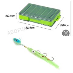 新品未使用　釣り　仕掛け5点セット　まとめ売り　ジグフック　ソフトワーム　フィッシングの画像