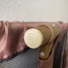 ベビーゲートシンプルフェンス　バラ売り可　S ブラウン 2つセットの画像