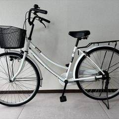 【サブスク利用も可能❕】２６インチ - シルバー /　SANTOS【整備済み】26028Aの画像