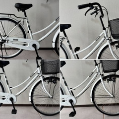 【サブスク利用も可能❕】２６インチ - シルバー /　SANTOS【整備済み】26028Aの画像