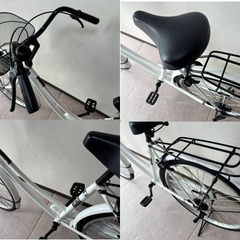 【サブスク利用も可能❕】２６インチ - シルバー /　SANTOS【整備済み】26028Aの画像