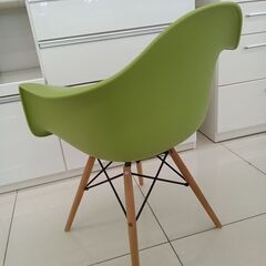 ★リユースのサカイ日立店★HJ8205  チェア グリーン H80×D59×W63 クリーニング済み の画像