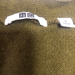 UNIQLO Vネックカーディガン（Ｌ）の画像