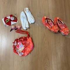 【値下げ】七五三　３歳　着物　小物セットの画像