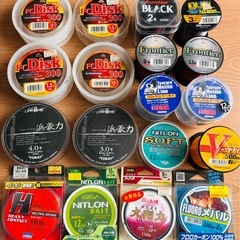 お譲り先決まりました！まとめ売り 釣り 釣り用品 釣具 フロロカーボン 浜豪力 デュエル ナイロン  の画像