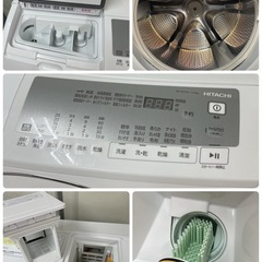 R404 ☀️ ジモティー限定特別価格！ 2024年製の高年式！ HITACHI ドラム式洗濯乾燥機 (洗濯：11.0㎏ 乾燥：6.0㎏) BD-SG110JL ⭐ 動作確認済 ⭐ クリーニング済の画像