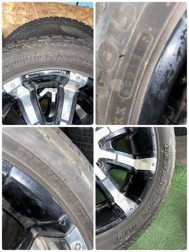 MG BEAST 275/55R20 ヨコハマ ジオランダー 19年 20×8.5J インセット22 6×139.7 傷あり