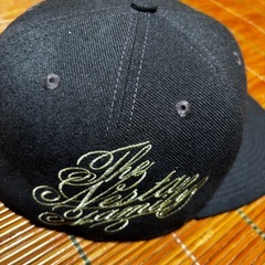 NESTA/7unionコラボ　黒の刺繍ベースボールキャップの画像