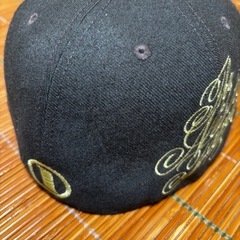 NESTA/7unionコラボ　黒の刺繍ベースボールキャップの画像