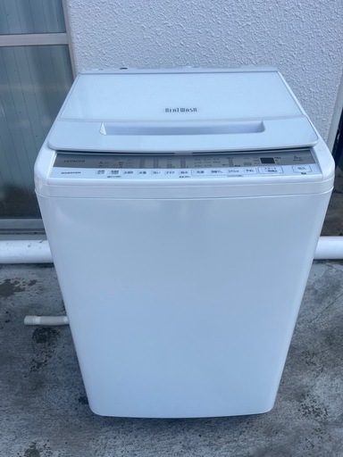 洗濯機日立beathwash2021年8kg全自動電気　仙台市内無料配達・設置
