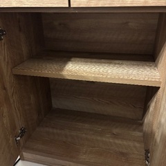 食器棚 レンジ台 Rafila 幅120 美品の画像