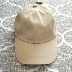 GU UVカット キャップ ベージュ アジャスター付の画像