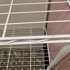 【取引中】スチールラック　ホワイト　180cmの画像