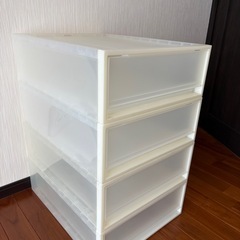 無印☆カラーボックス4段の画像