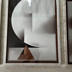 2D フラット 3 枚、装飾画の画像