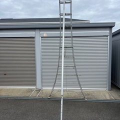 アルミ三脚 園芸 三脚 剪定 アルミ 脚立 梯子 はしご 園芸ハシゴ　350cm前後の画像